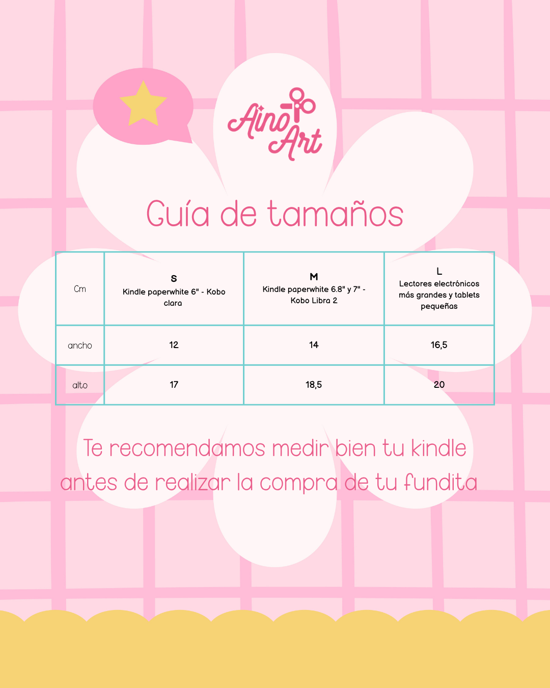 Tabla de medidas